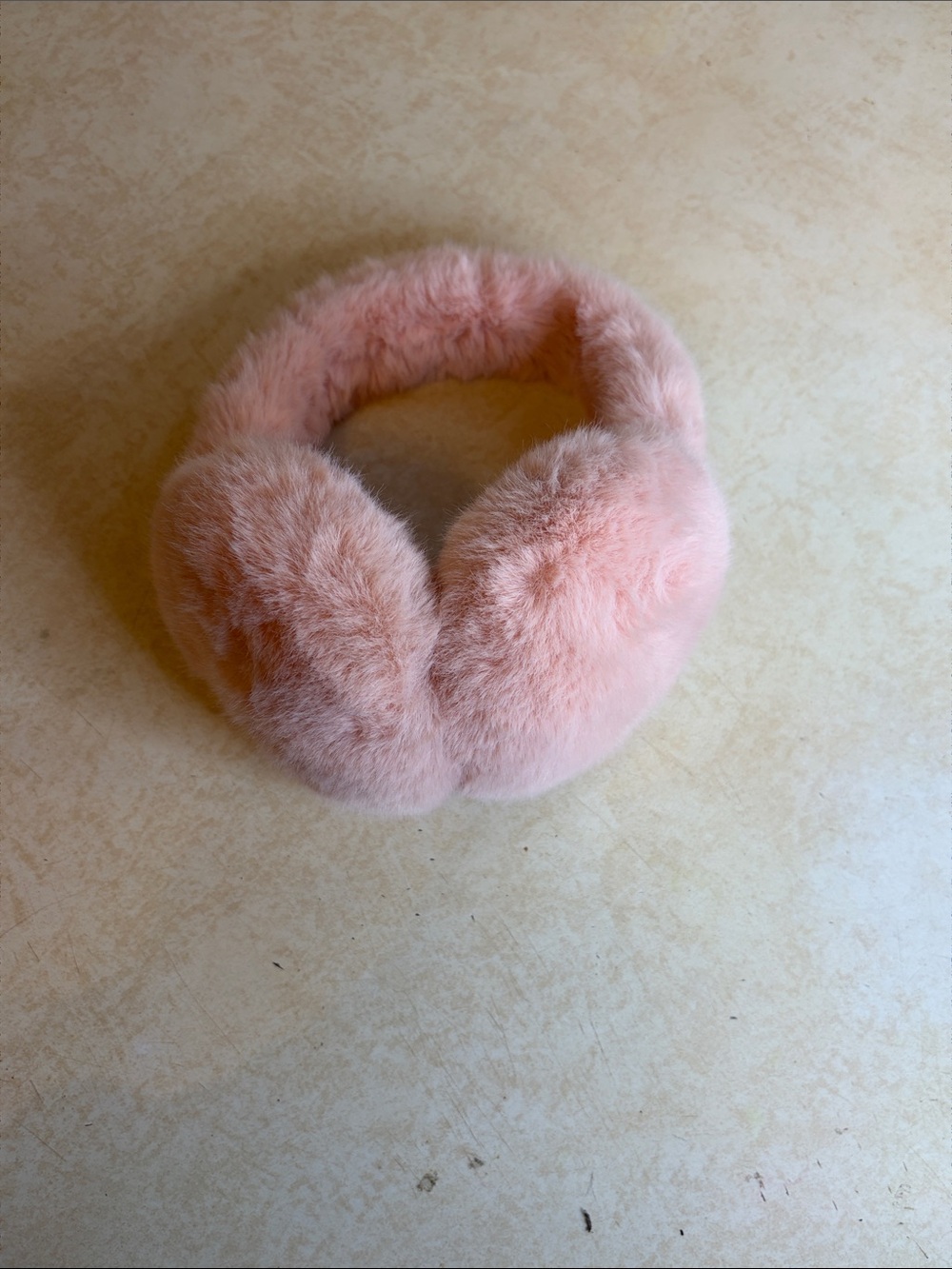 Juicy Couture Blush Pink Faux Fur Earmuffs